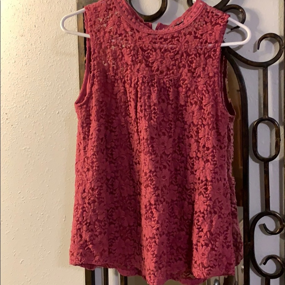 Pink Floral Tank